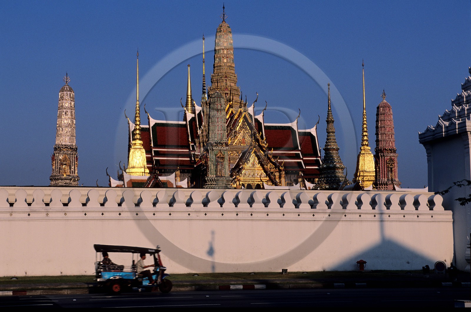 Thaïlande, Bangkok, Wat Phra Kaew situé dans l'enceinte du Palais Royal