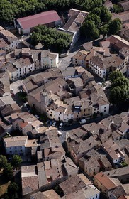 France, Aude (11), le village viticole de Tuchan au coeur des Corbi