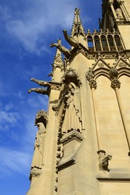 France, Moselle, Metz, Saint Etienne cathedral in pierre de Jaumont (stone of Jaumont)