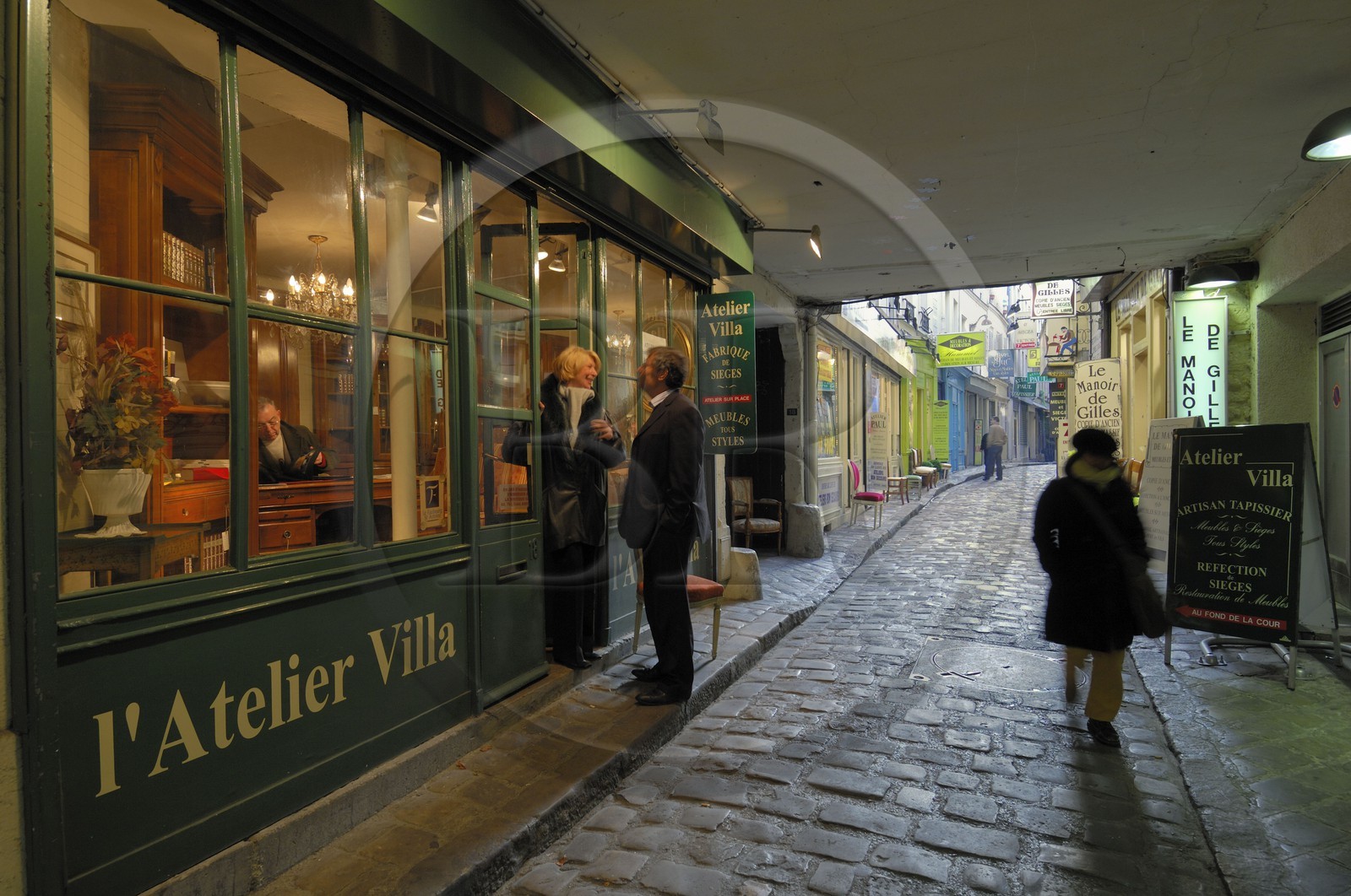 France, Paris (75), passage du chantier
