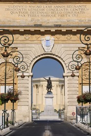 France, Hérault (34), Montpellier, Porte du Peyrou, arc de triomphe