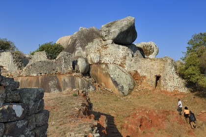 Zimbabwe, Masvingo province, the ruins of the archaeological site of Great Zimbabwe, UNESCO World Heritage List, 10th-15th century, the Eastern Enclosure in the Hill Complex