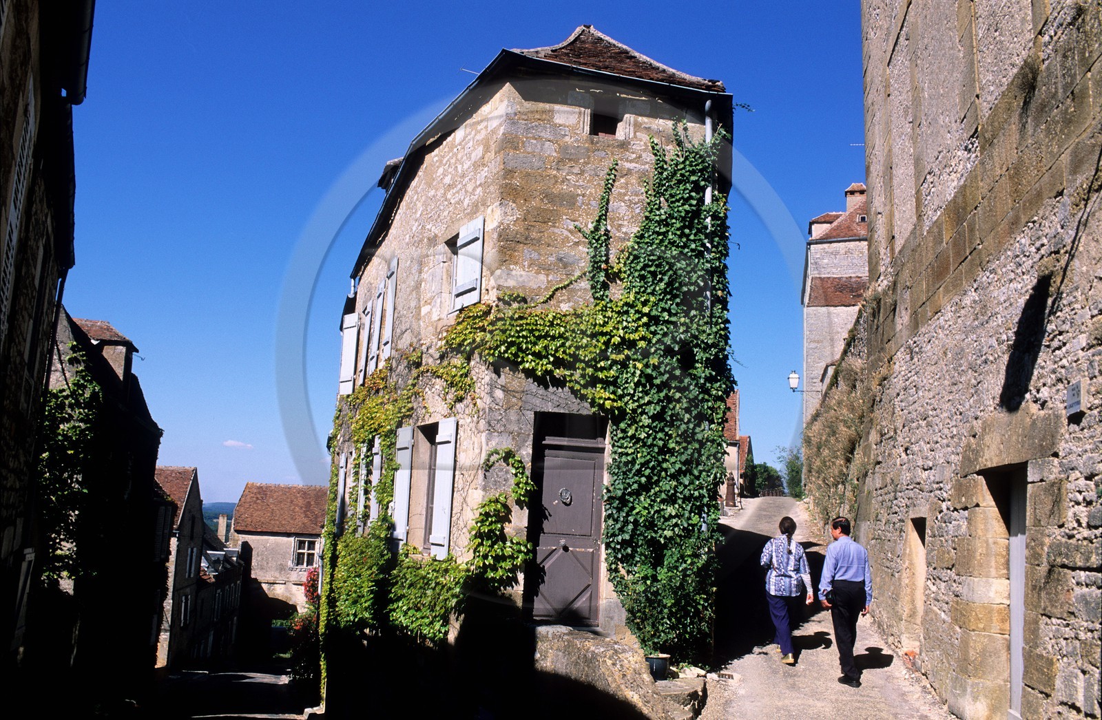 France, Yonne (89), Vézelay, labellisé Les Plus Beaux Villages de France, quartier de la porte neuve