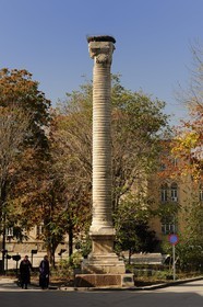 Turkey, Central Anatolia, Ankara, Julyanus Sutunu (Column of Julian) also called Belkiz Minaresi or the Queen of Sheba's Minaret erected in honor of the Emperor Julian in 362