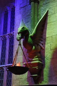 United Kingdom, Hertfordshire, Leavesden, Leavesden Film Studios, Harry Potter Studio Tour London, the scene of the eight Harry Potter movies' making of, the great hall in Hogwarts School