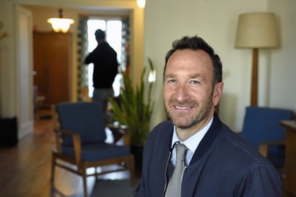 France, Seine Maritime, Le Havre, Downtown rebuilt by Auguste Perret listed as World Heritage by UNESCO, Maison du Patrimoine atelier Perret, appartement Perret, historic showflat of the post war period, furnished in a 1950's style, the architect who oversaw the appartment restoration