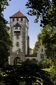 Suisse, Bâle, le vieux quartier Saint-Alban, la porte Saint-Alban