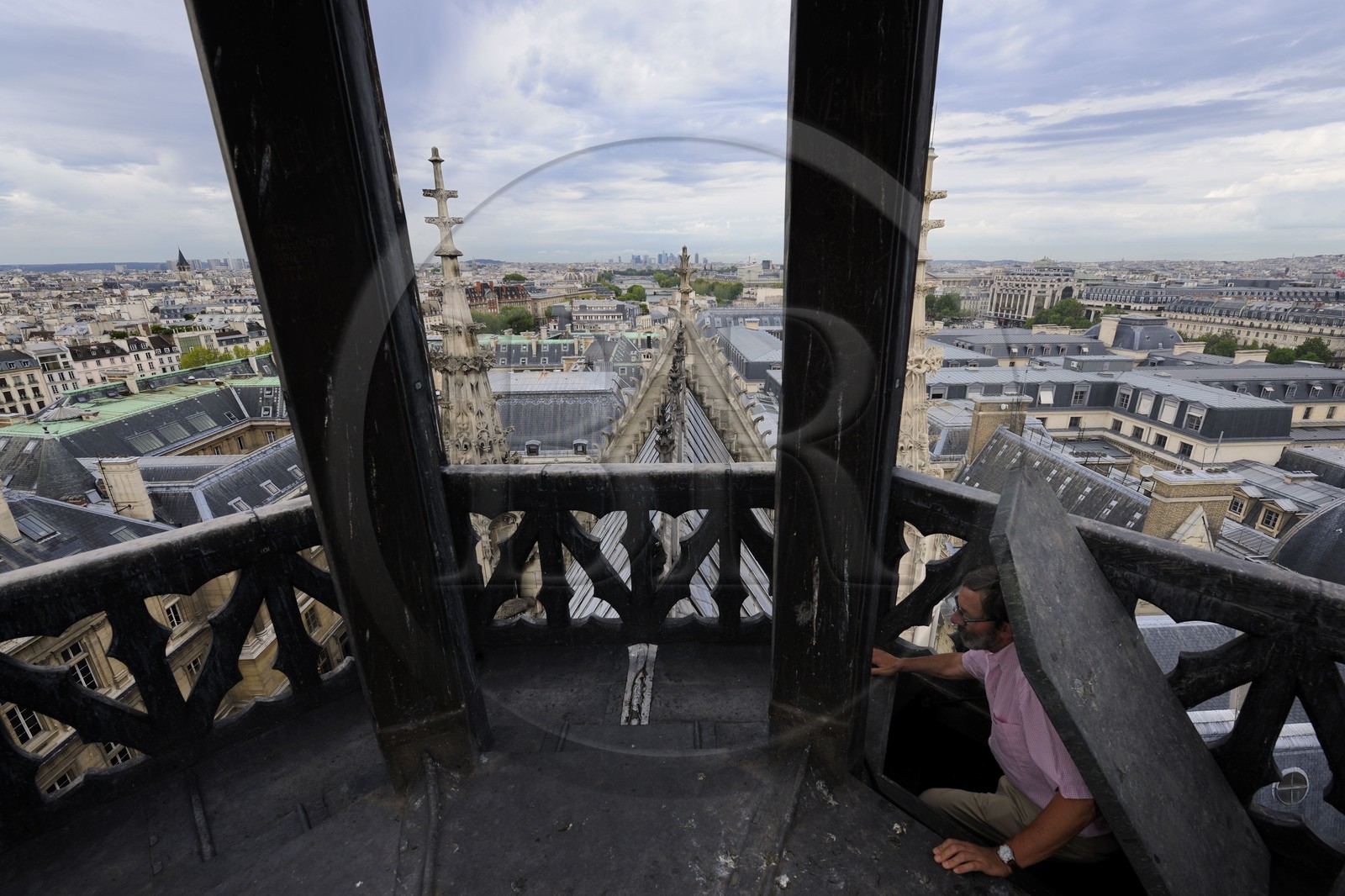 France, Paris (75), ile de la Cité, la flèche de la Sainte Chapelle France, Paris (75), ile de la Cité, la flèche de la Sainte Chapelle