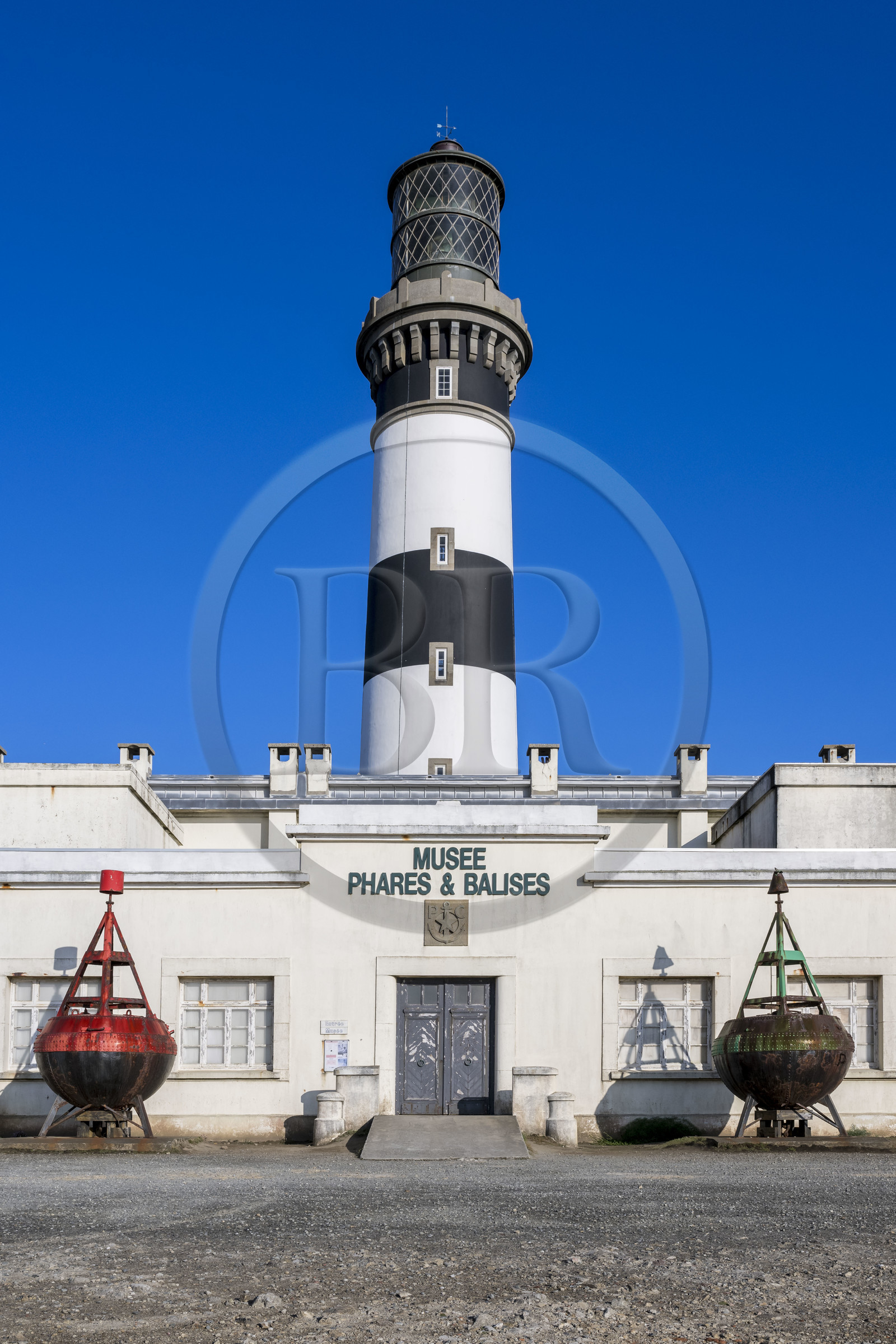 France, Finistère (29), Mer d'Iroise, Ile d'Ouessant, le phare du Créac’h, musée des Phares et Balises