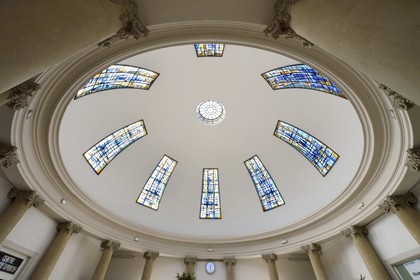 France, Meurthe-et-Moselle (54), Nancy, la piscine ronde de Nancy Thermal, la grande coupole