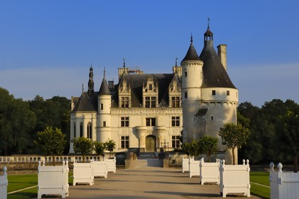 France, Indre et Loire, Chateau de Chenonceau of Renaissance style built between 1513 and 1522