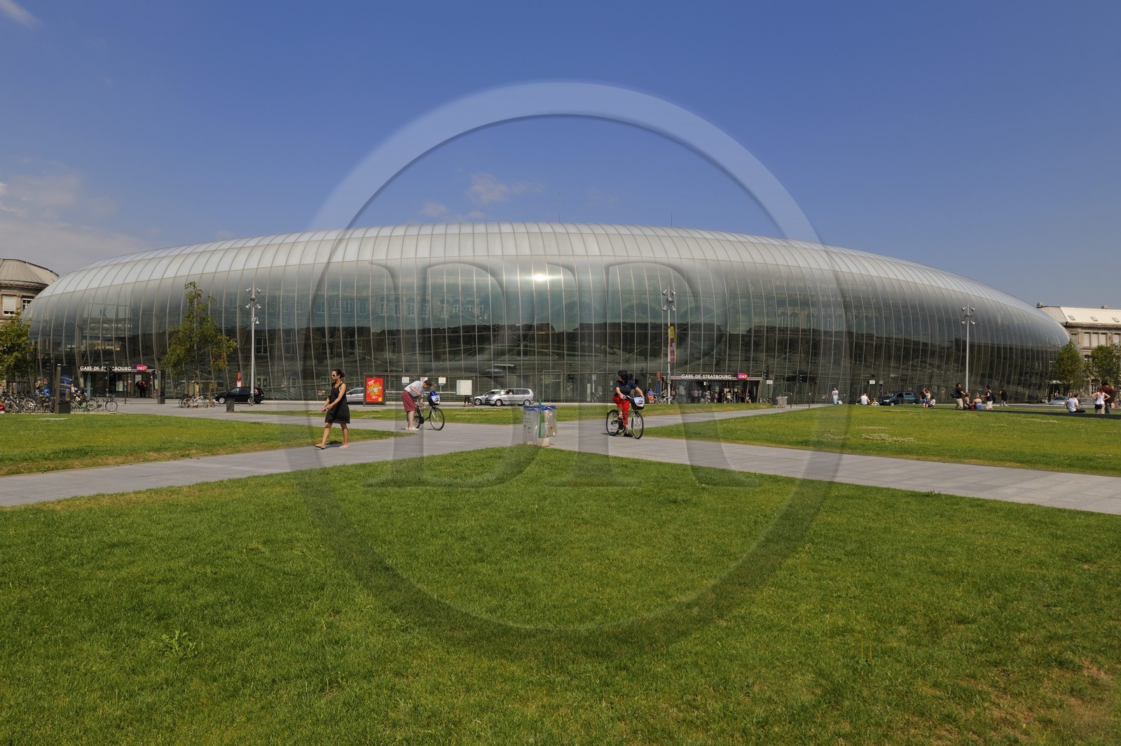 France, Bas-Rhin (67), Strasbourg, la verrière de la gare France, Bas-Rhin (67), Strasbourg, la verrière de la gare