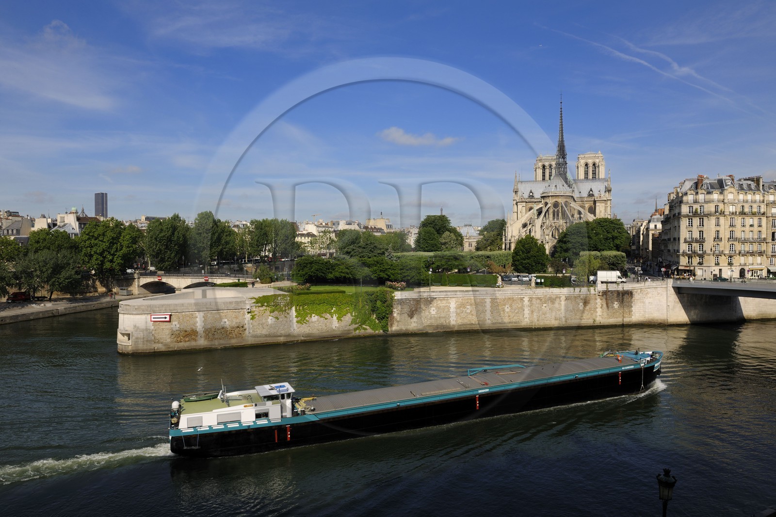 France, Paris (75), les rives de la Seine classées Patrimoine Mondial de l'UNESCO, île de la Cité, la cathédrale Notre-Dame