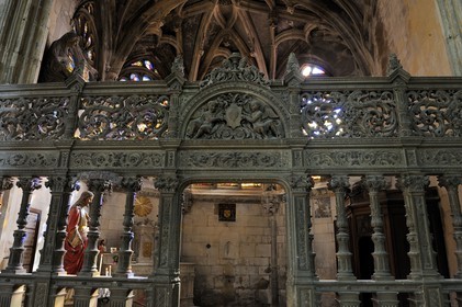 France, Seine-Maritime, Dieppe, the Saint-Jacques church from the 13th century, Chapel of the Sacre-Coeur (Sacred Heart)