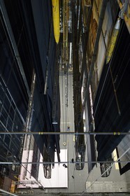 France, Paris (75), Opéra Garnier, la scène vue des cintres