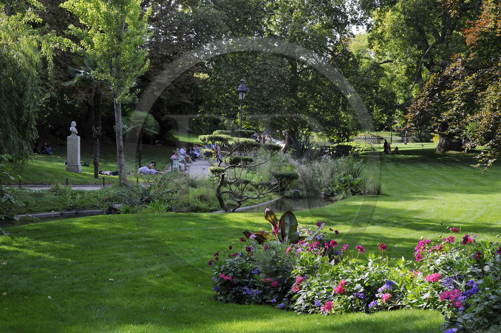 France, Paris (75), square des Batignolles France, Paris (75), square des Batignolles