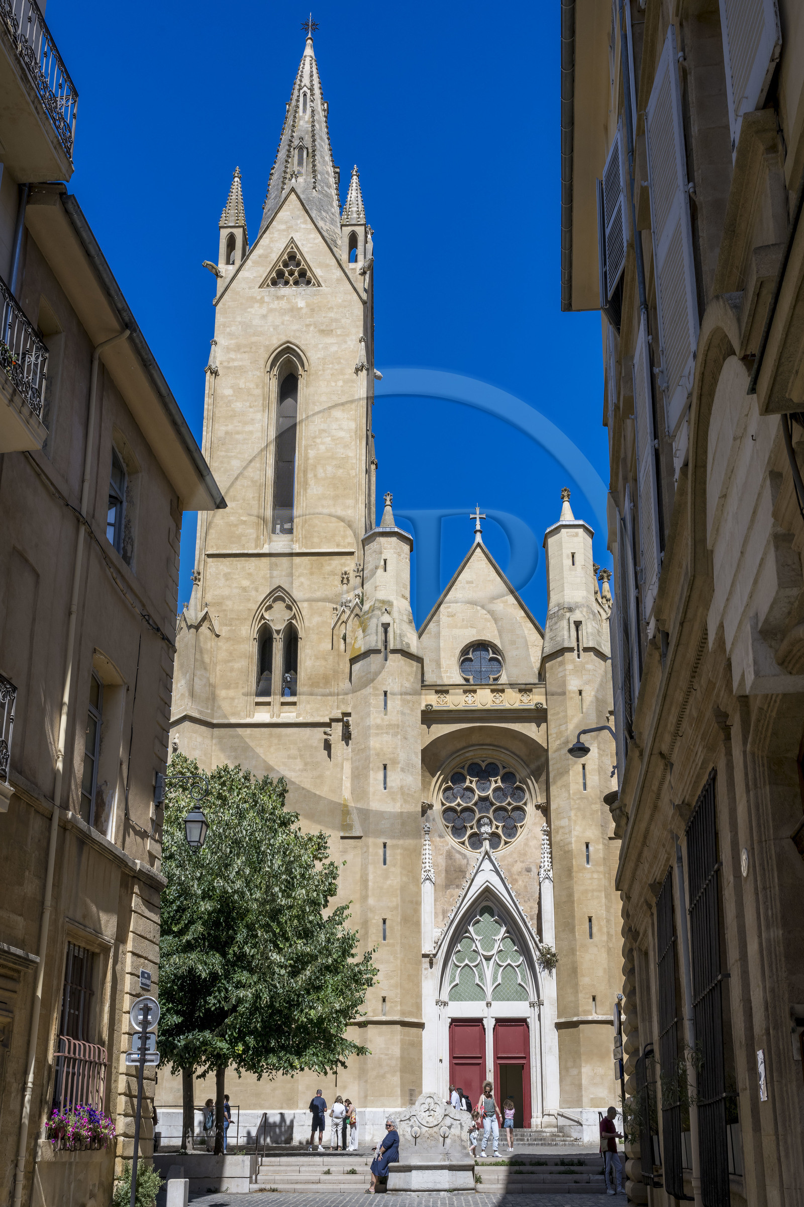 France, Bouches-du-Rhône (13), Aix en Provence, église Saint Jean de Malte (XIIIème siècle)
