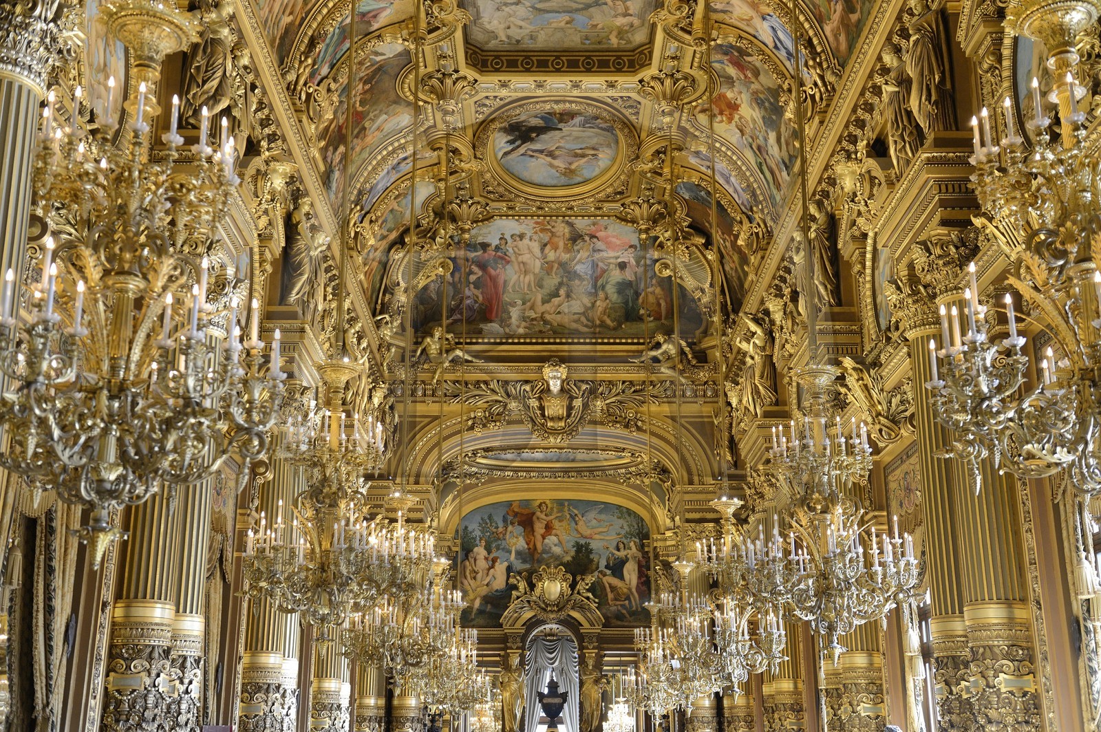 France, Paris (75), Opéra Garnier, le Grand Foyer