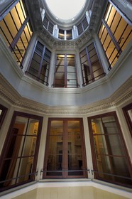 France, Seine Maritime, Le Havre, Saint-François district also called Breton district, the 18th century Shipowner's Mansion, the well of light