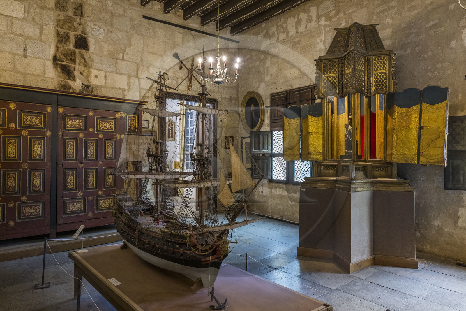 France, Hérault (34), Montpellier, centre historique appelé l’Ecusson, Hotel de Varenne, hotel particulier datant de l'époque médiévale et abritant le Musée du Vieux Montpellier