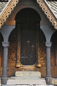 Norway, Sogn og Fjordane County, Vik area, 12th century Hopperstad stave church