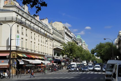 France, Paris (75), les Grands Boulevards, le boulevard Poissonnière