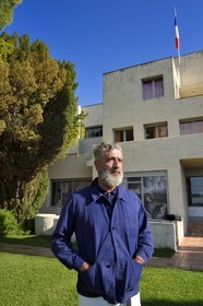France, Var, Hyeres, the Villa Noailles by architect Robert Mallet Stevens, Jean-Pierre Blanc director of Villa Noailles and founder of the Design parade
