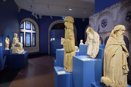 France, Allier (03), ancienne province du Bourbonnais, Moulins, musée départemental et municipal Anne-de-Beaujeu dans l'ancien Pavillon Anne de Beaujeu