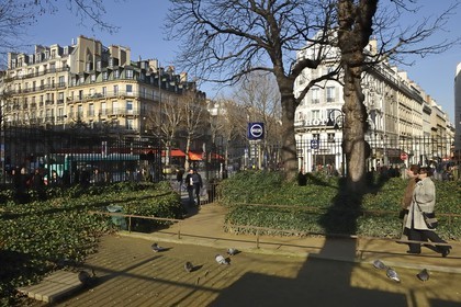 France, Paris (75), carrefour boulevard Saint-Germain et boulevard Saint-Michel