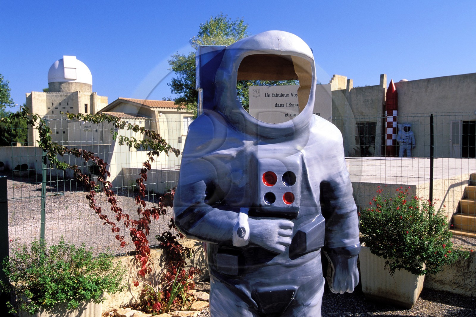 France, Gard (30), Villeneuve-lès-Avignon, parc du soleil et du cosmos