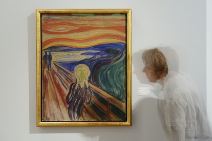 Norway, Oslo, musee Edvard Munch, The Scream, Expressionnist painting, the most famous painting of Munch