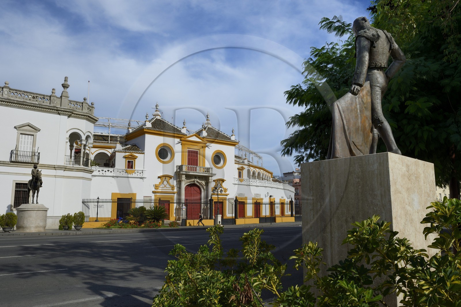 Espagne, Andalousie, Séville, les arênes Maestranza (plaza de Toros)