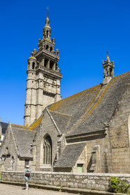 France, Finistère (29), Roscoff, l'église Notre-Dame de Croaz Batz