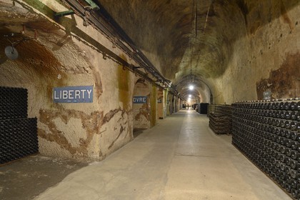 France, Marne, Reims, champagne, Pommery's wine cellars