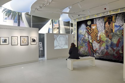 France, Alpes-Maritimes, Menton, Jean Cocteau Museum built in 2008 by architect Rudy Ricciotti