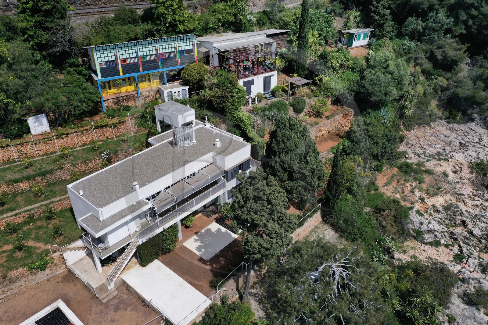 France, Alpes Maritimes (06), Roquebrune-Cap-Martin, Cap Martin, oeuvre architecturale de Le Corbusier, class