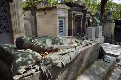 France, Paris (75), cimetière du Père-Lachaise, la tombe du président Felix Faure