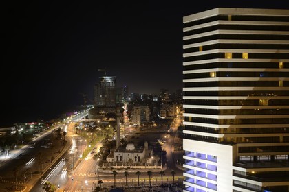 Israel, Tel Aviv, quartier de Jaffa, la mosquée Hassan Bek sur le front de mer