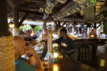 Namibie, région de Khomas, Windhoek, le restaurant Joe's Beerhouse