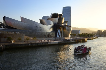 Spain, Basque Country Region, Vizcaya Province, Bilbao, the Guggenheim Museum designed by Frank Gehry