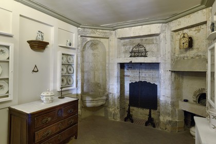 France, Seine Maritime, Le Havre, Saint-François district also called Breton district, the 18th century Shipowner's Mansion, the kitchen