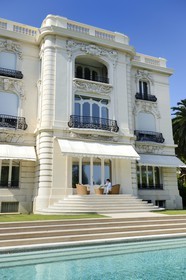 France, Alpes Maritimes, Cannes, the Villa La Californie where Picasso lived, today renamed the Pavillon de Flore by Marina Picasso, Marina Picasso granddaughter of Picasso