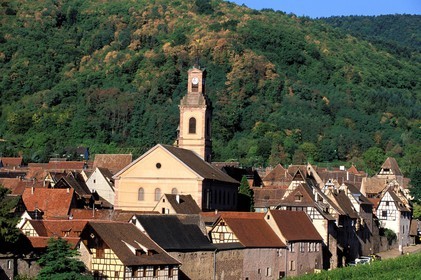 France, Haut-Rhin (68), Route des vins d' Alsace, Riquewihr, labellisé Les Plus Beaux Villages de France