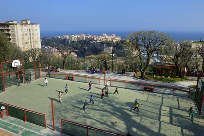 Principauté de Monaco, Monaco, parc Princesse Antoinette, terrain de jeux