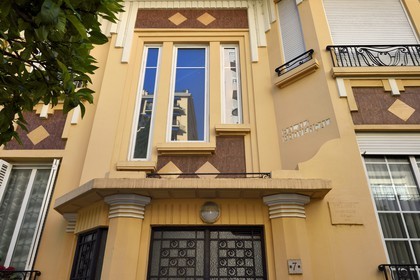 Principauté de Monaco, Monaco, quartier Moneghetti, Palais Provençal, immeuble Art Déco au 7 boulevard de la Belgique