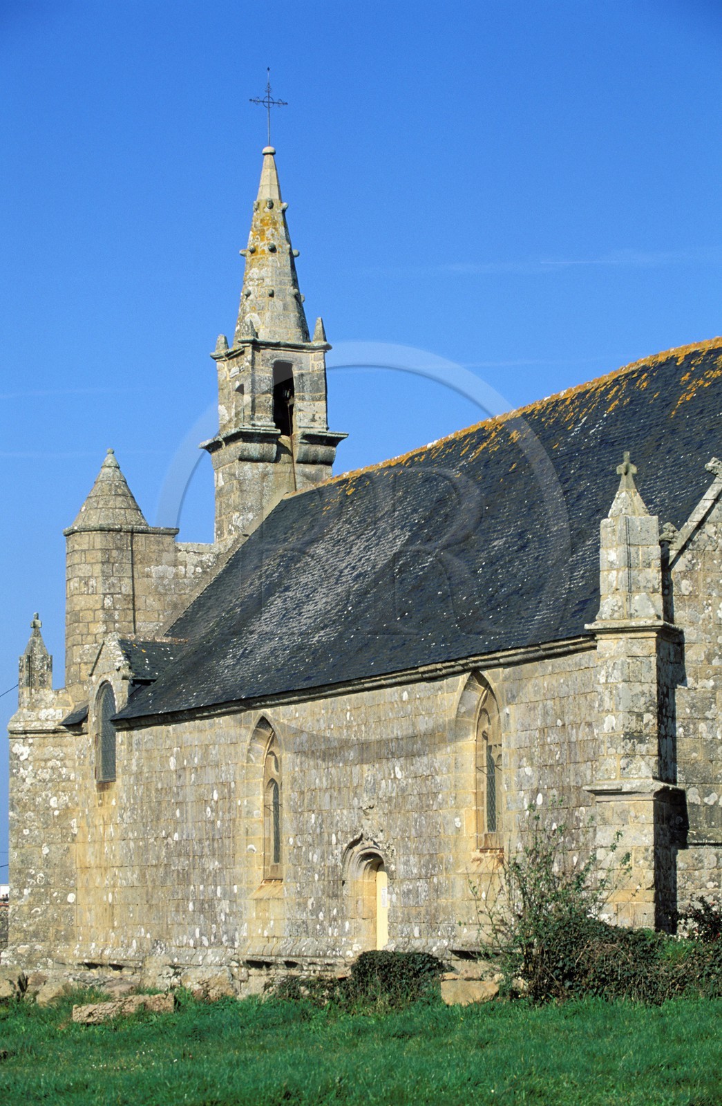 France, Morbihan, Plouharnel, chapel of Notre Dame des fleurs