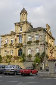 France, Manche, Villedieu les Poeles, the town hall on the Place de la Republique