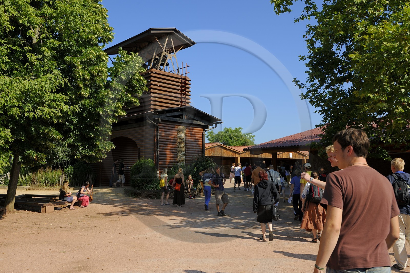 France, Saône et Loire (71), communauté oecuménique de Taizé, carillon de l'église de la Réconciliation