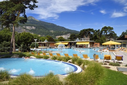 Switzerland, Canton of Vaud, Lavey-les-Bains, the Bains de Lavey thermal baths