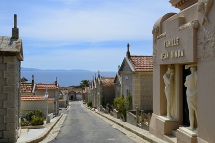 France, Corse du Sud, Ajaccio, the marine cemetery